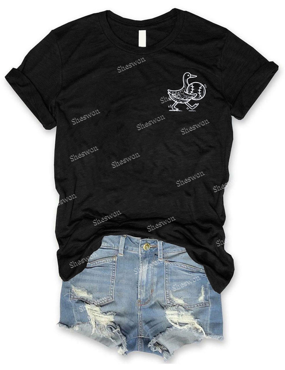 Goose Game Day Funny Baseball T-Shirt