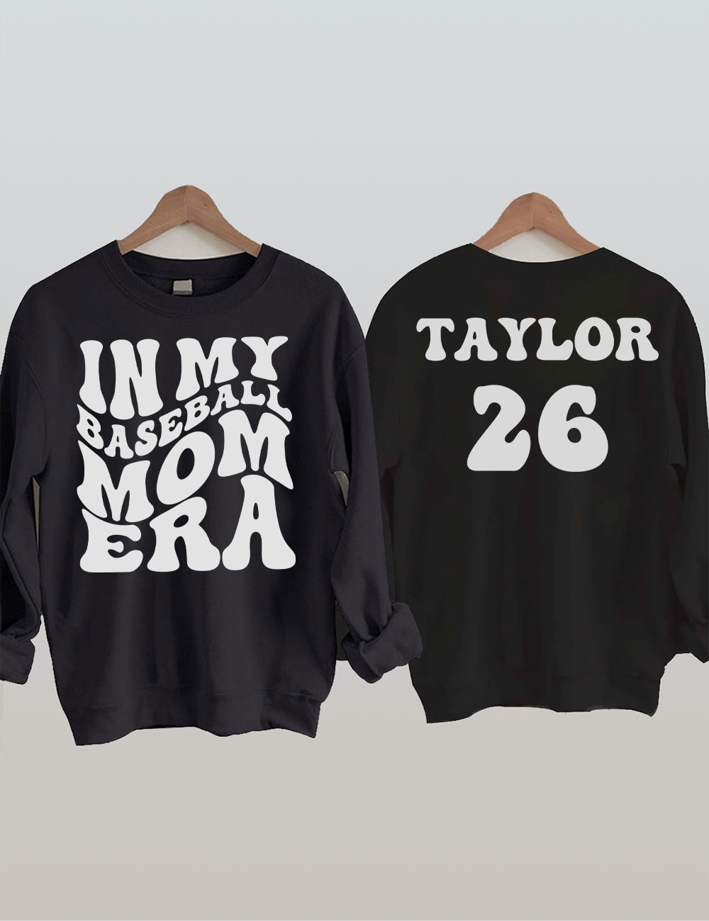In My Baseball Mom Era  Custom Sweatshirt