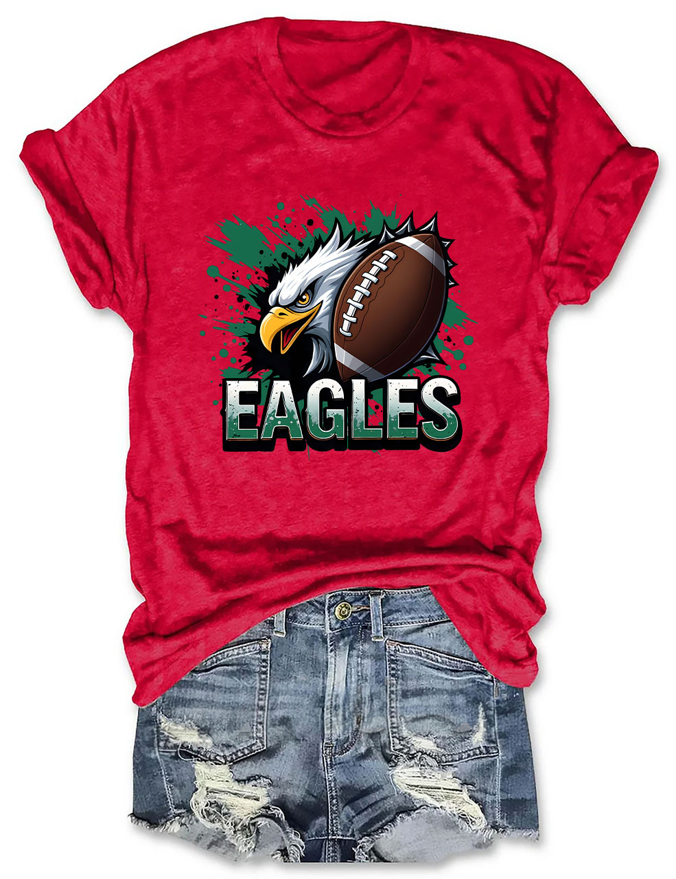 Eagles Game Day Football T-Shirt