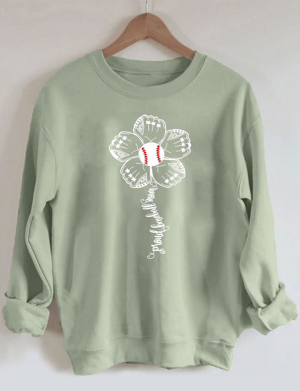 Proud Baseball Mom Sweatshirt
