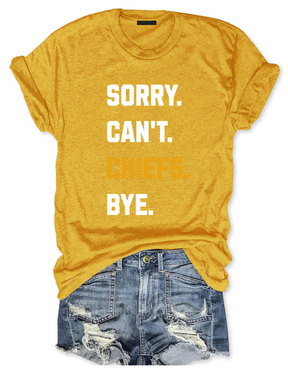 Sorry Can't Chiefs Bye Football T-Shirt