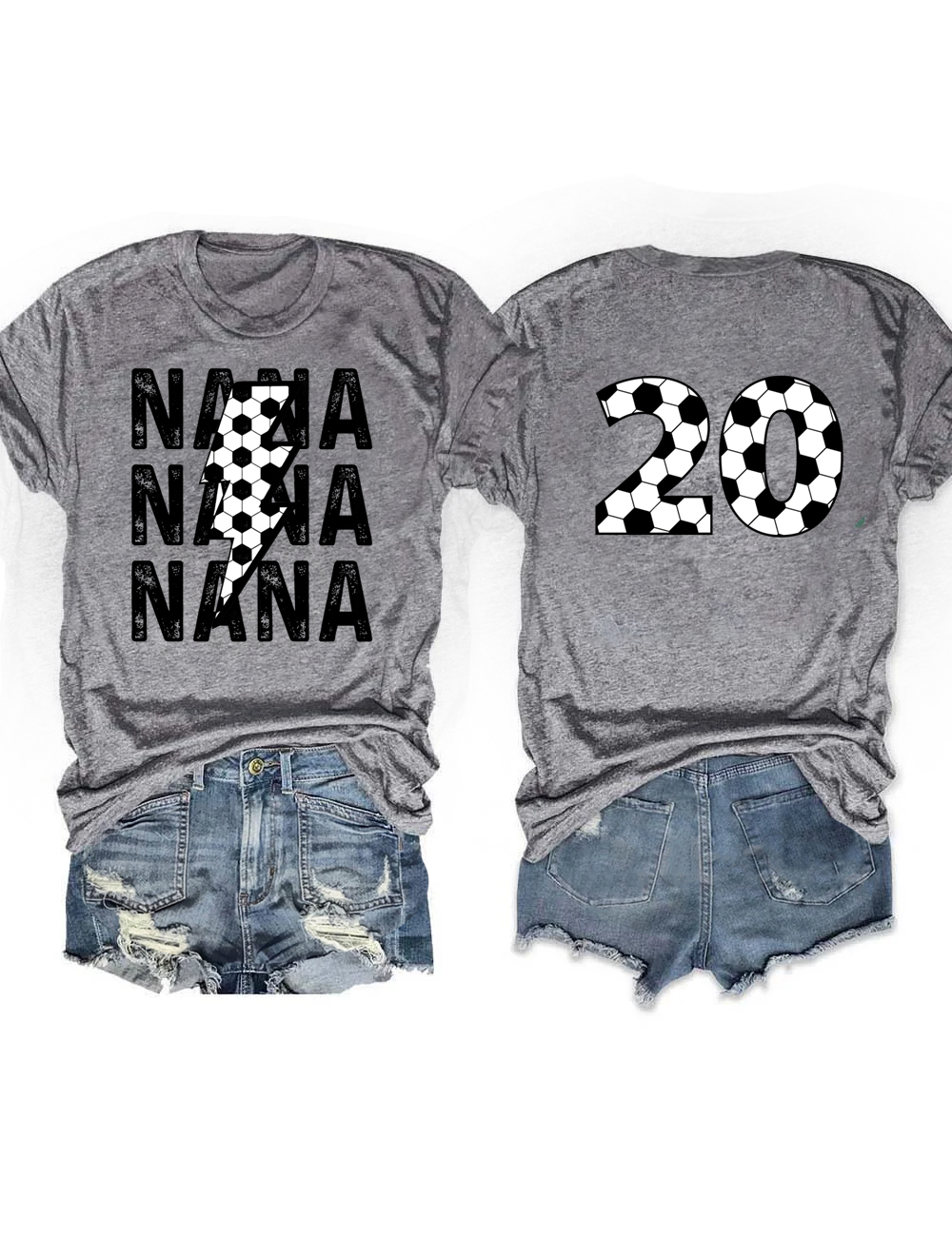 Custom Football Nana T-shirt