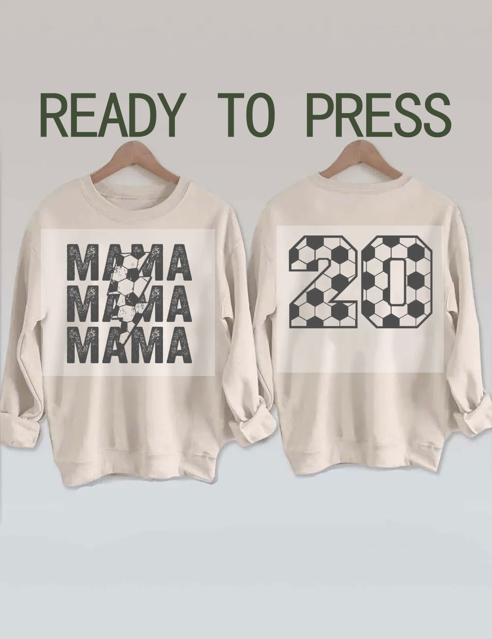 Football Mom Number Customization DTF Heat Transfer