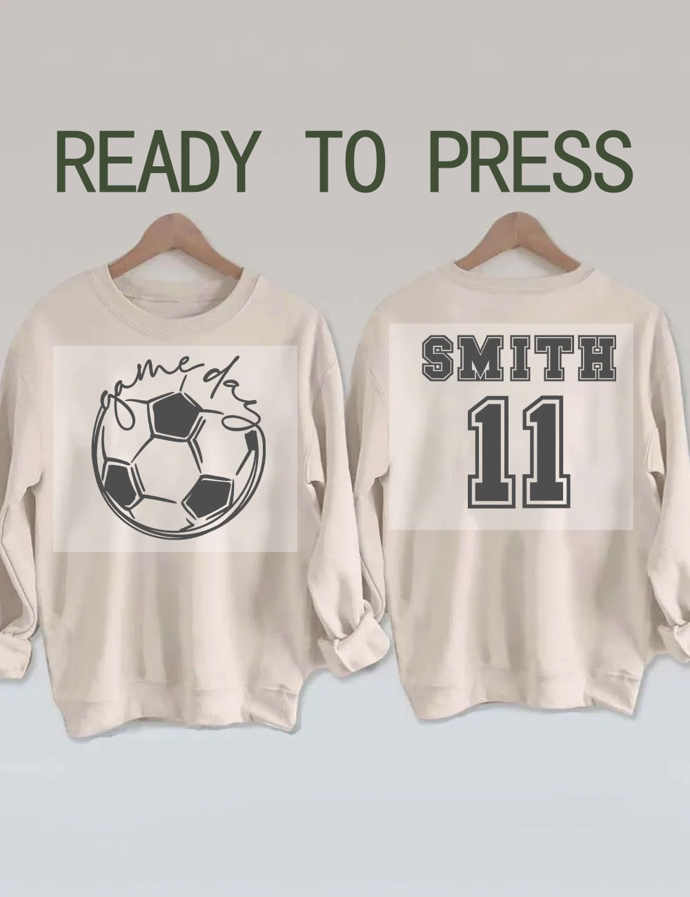 Game Day Soccer Mom Customization Number And Name DTF Heat Transfer