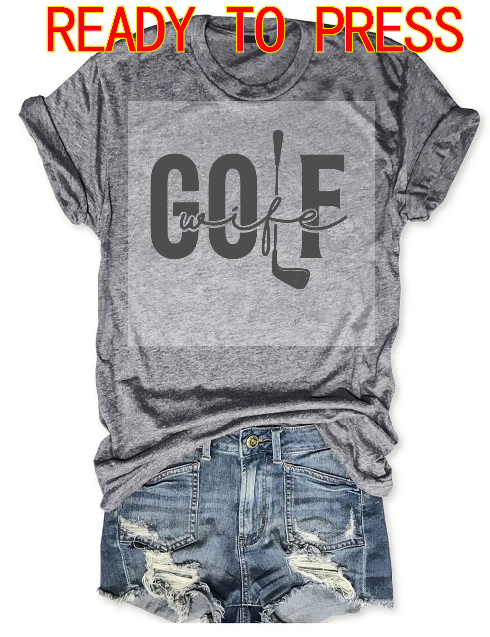Golf Wife DTF Heat Transfer