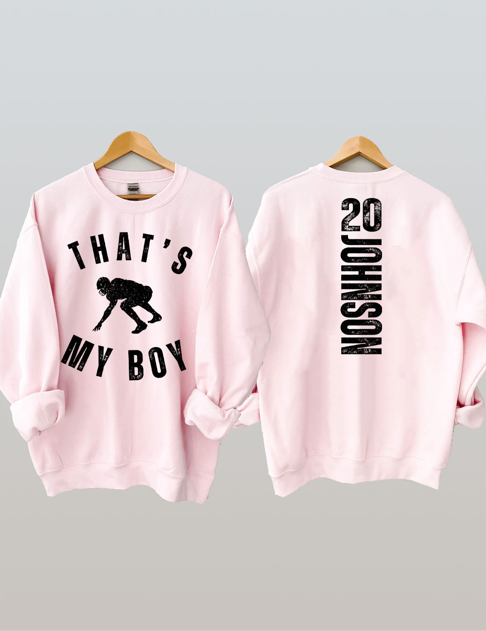 Custom That's My Boy Football Mom Sweatshirt