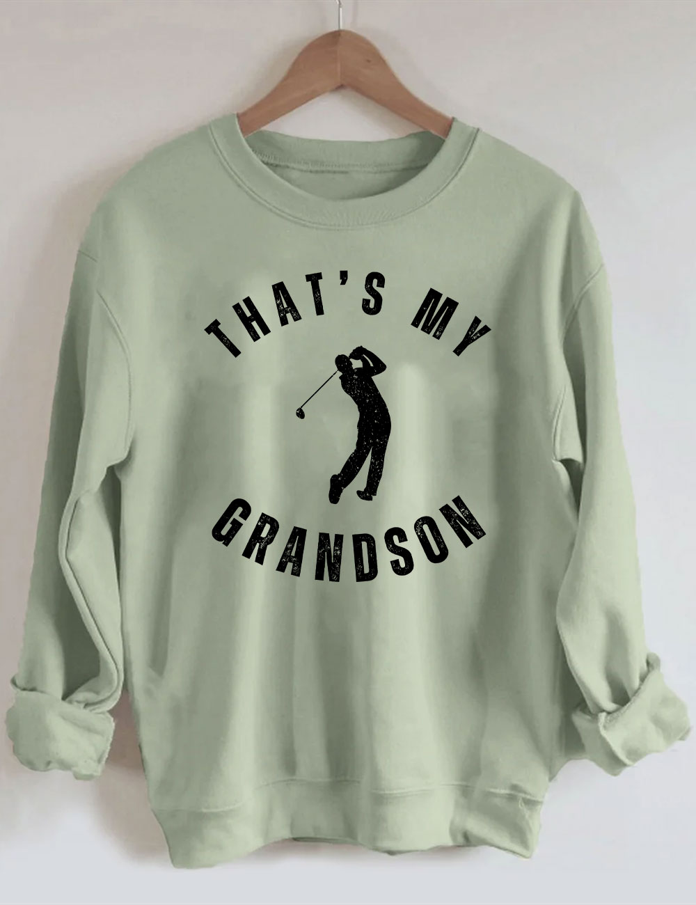 Custom That's My Grandson Golf Sweatshirt