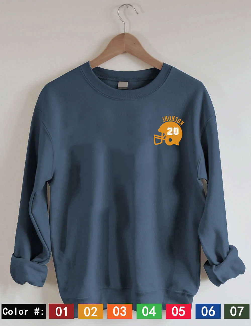 Custom Football Sweatshirt