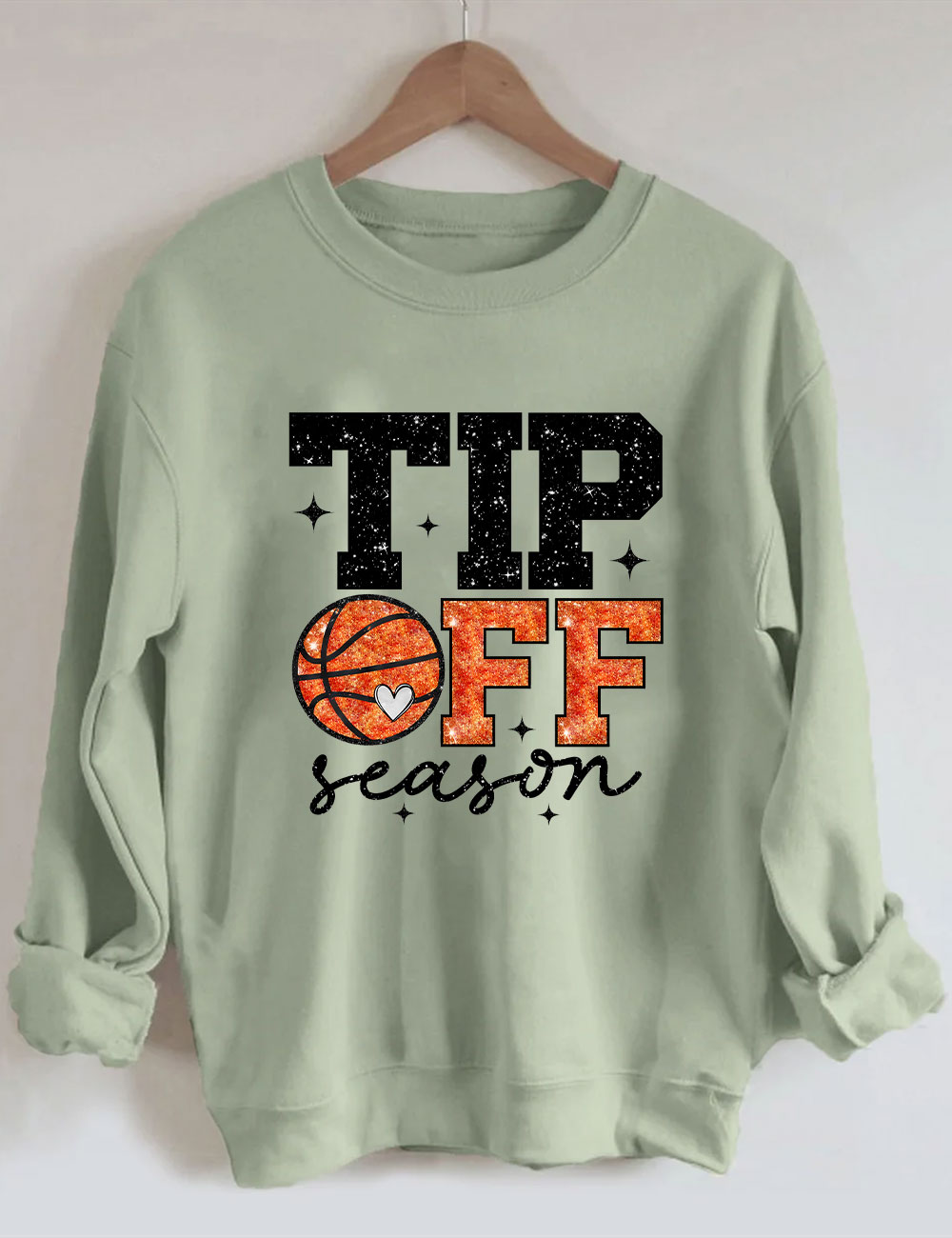 Tip Off Season Basketball Sweatshirt