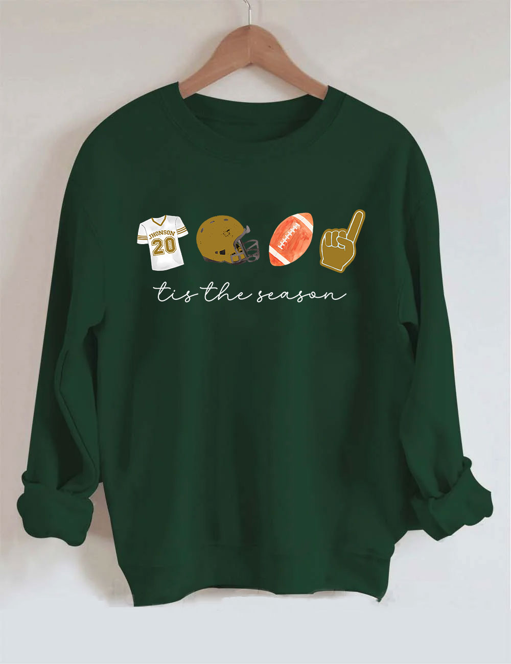 Custom Football Tis the Season Sweatshirt