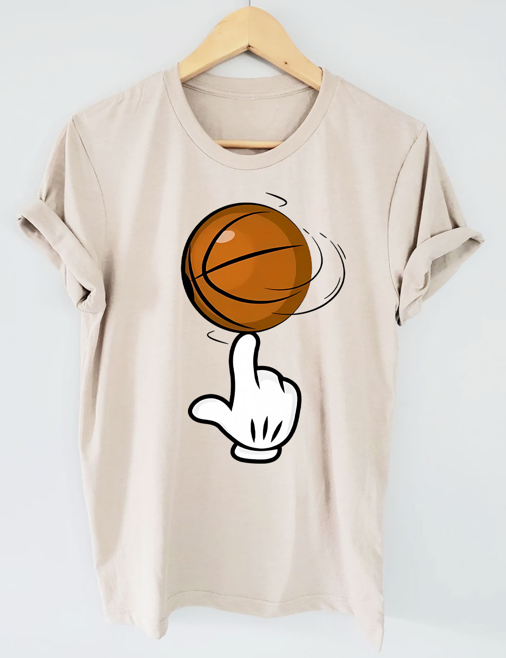 Basketball Finger T-shirt