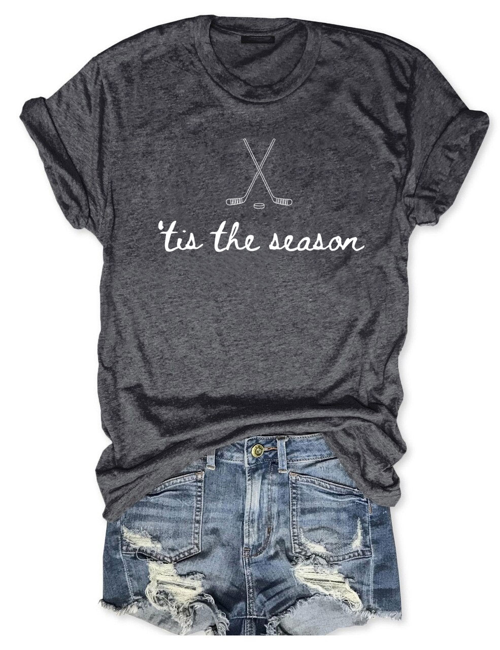Tis The Season Funny Hockey T-shirt