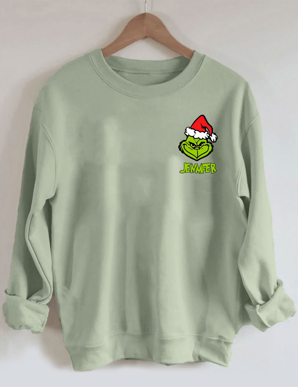 Custom Name Grinch Family Sweatshirt