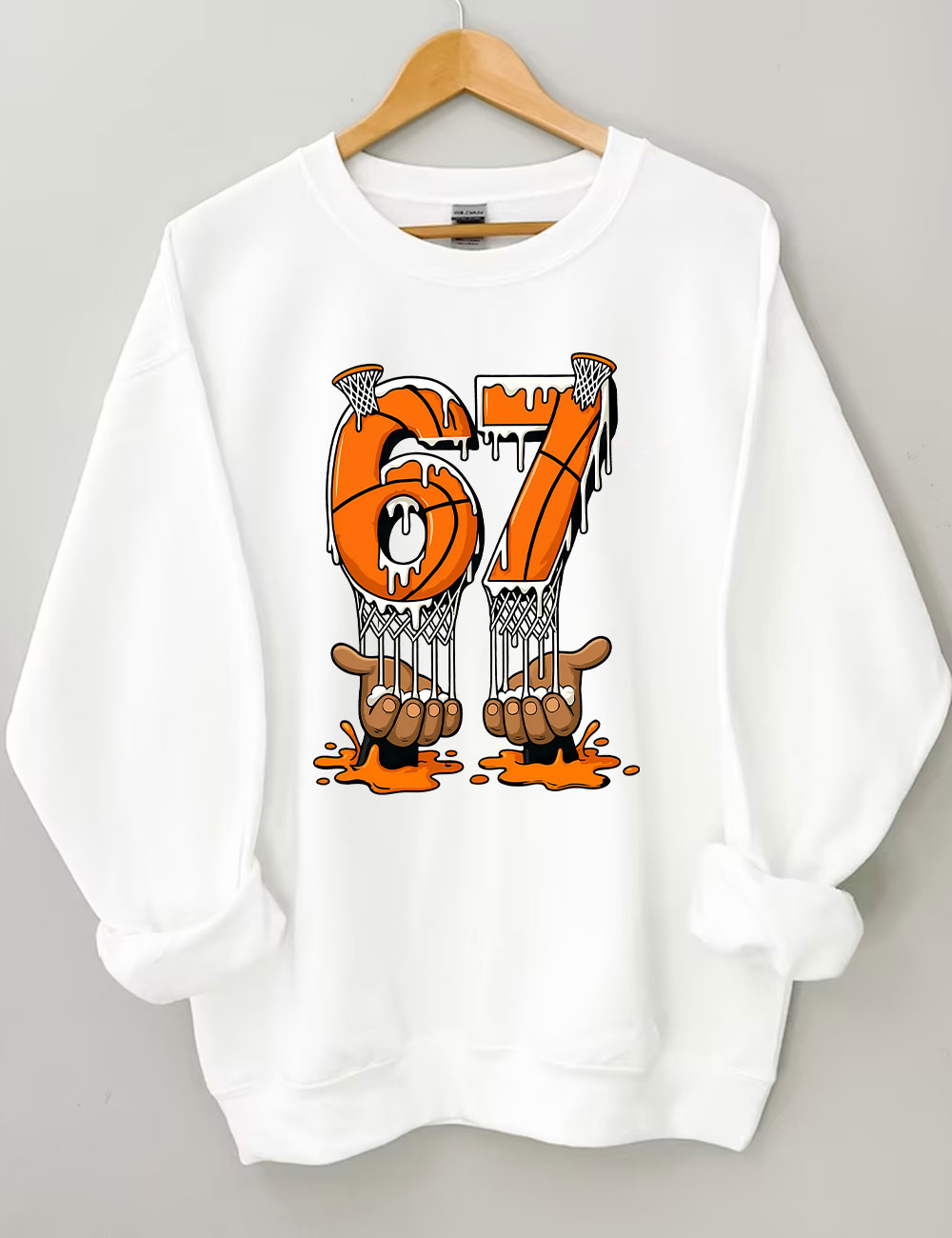 Trendy 67 Basketball Sweatshirt