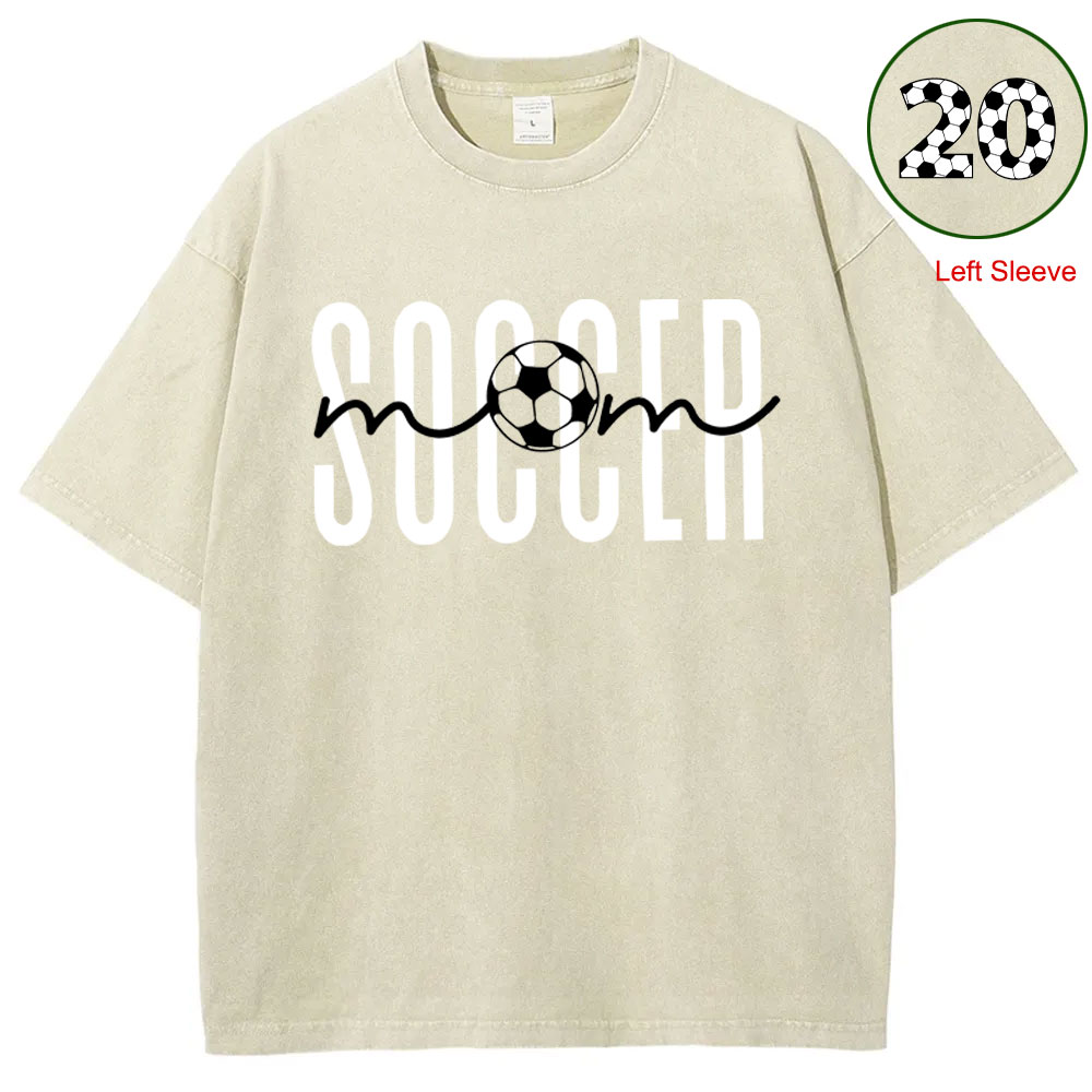 Soccer Mom Custom Sleeve T-shirt