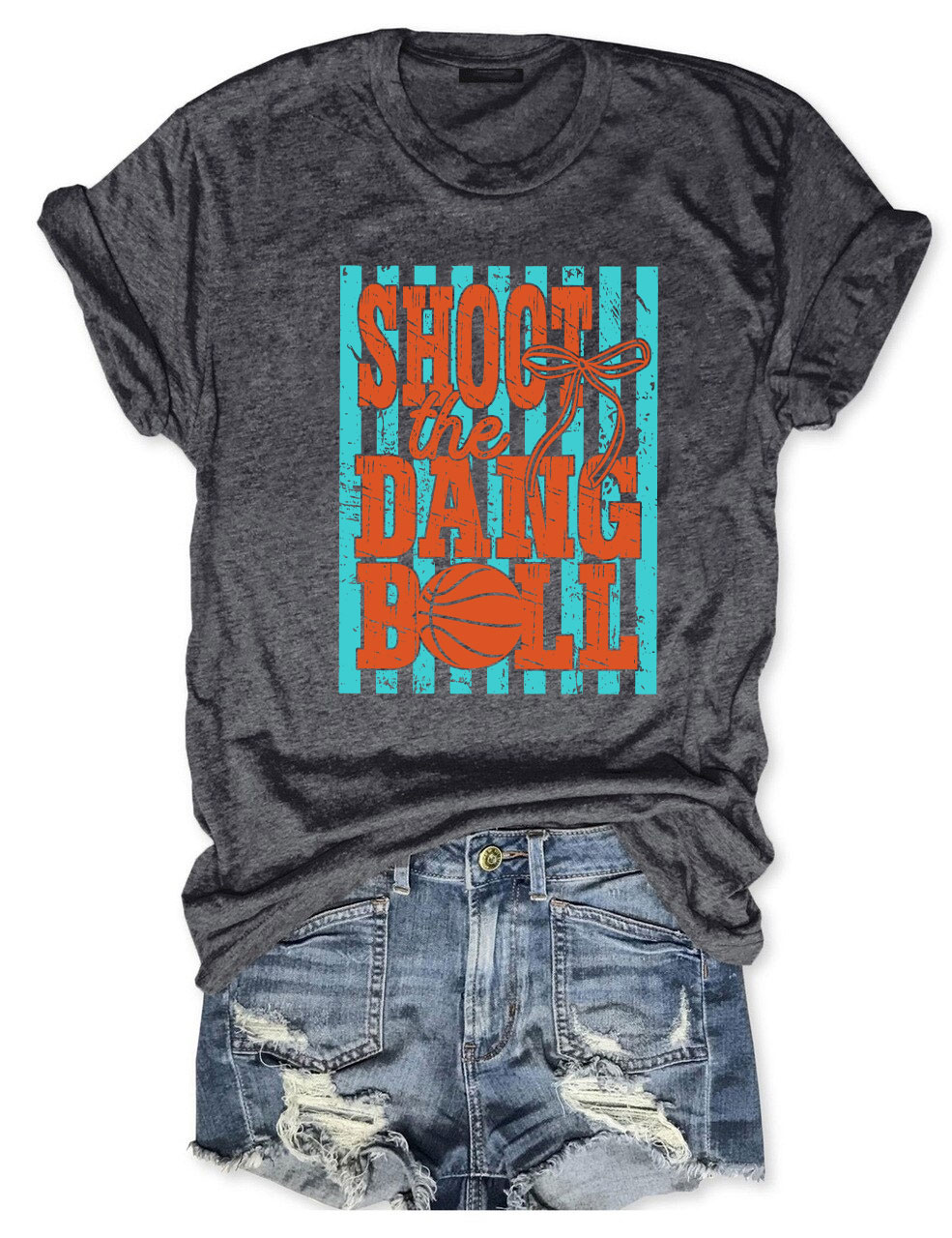 Shoot The Dang Ball Funny Basketball T-Shirt