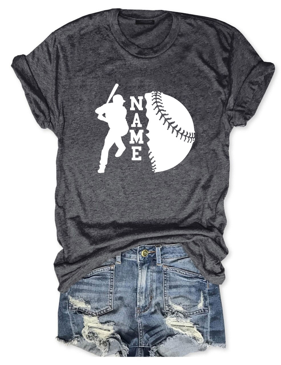 Custom Name Baseball T-shirt