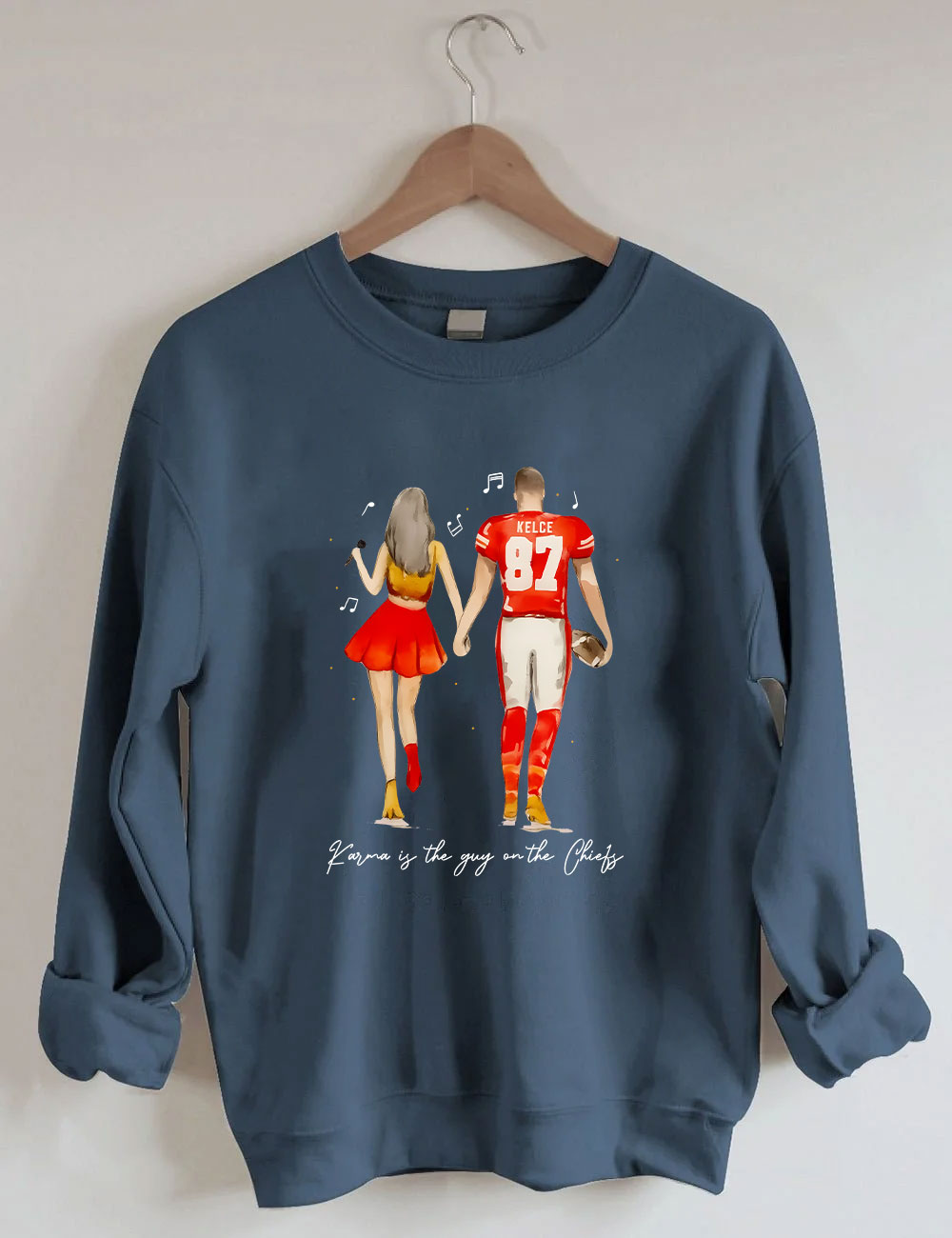 Taylor and Travis Chiefs Football Sweatshirt
