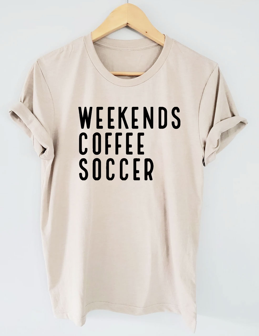 Weekend Coffee Football T-shirt