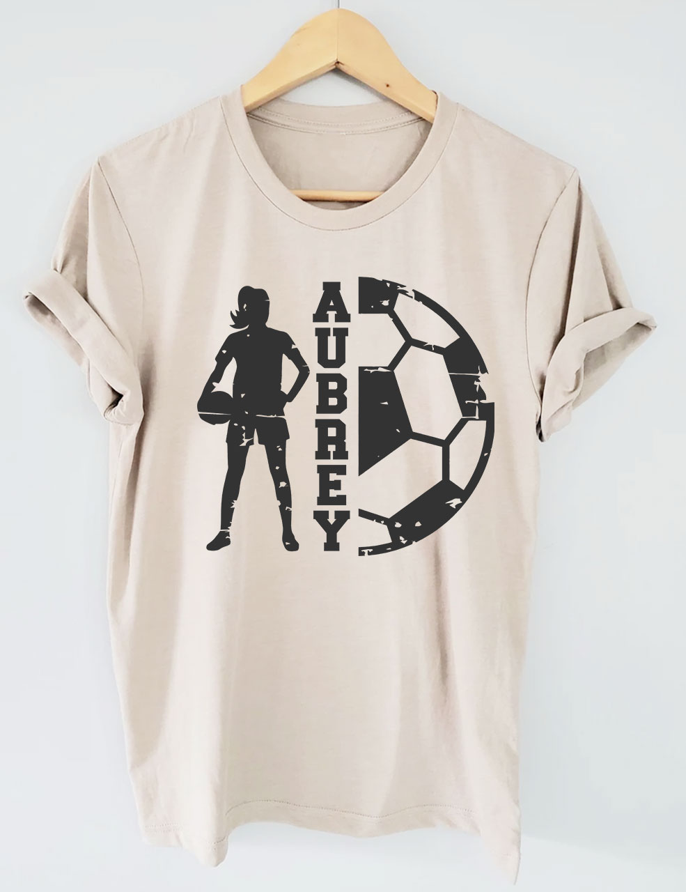 Girls Football Custom T-shirt