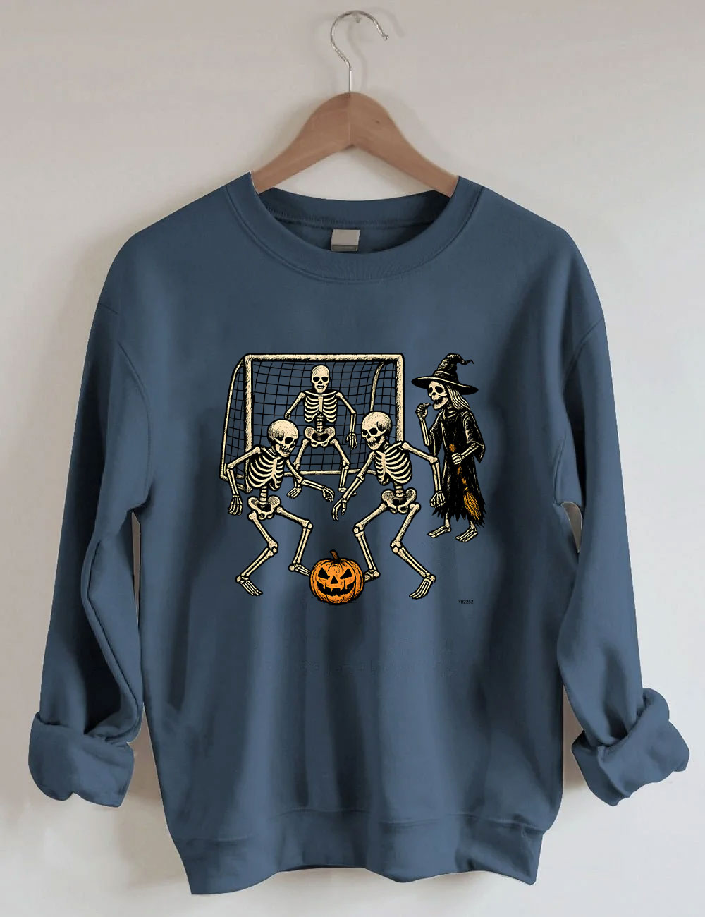 Skeletons Playing Soccer Funny Sweatshirt