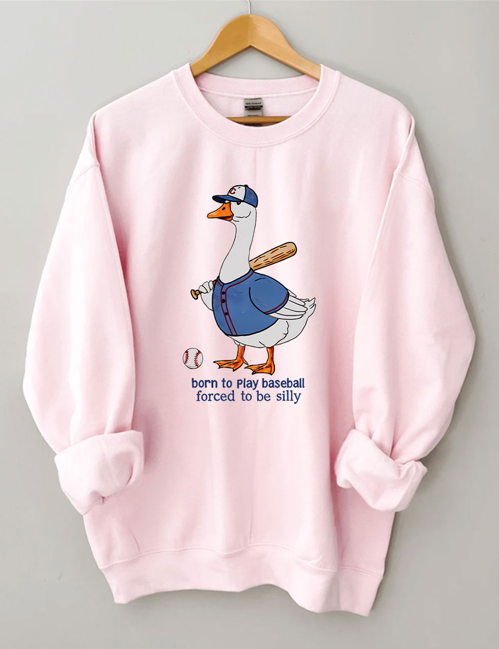 Silly Goose Baseball Sweatshirt
