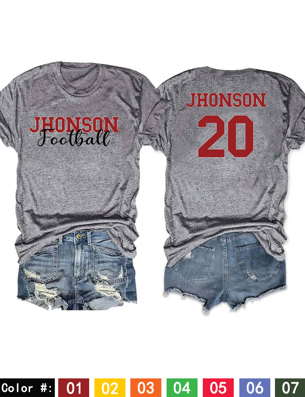 Custom Football T-shirt