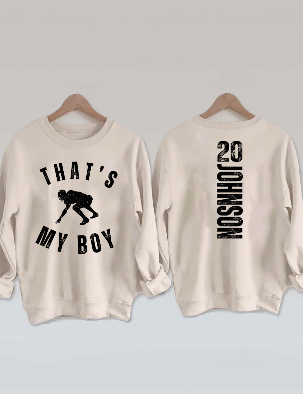 Custom That's My Boy Football Mom Sweatshirt