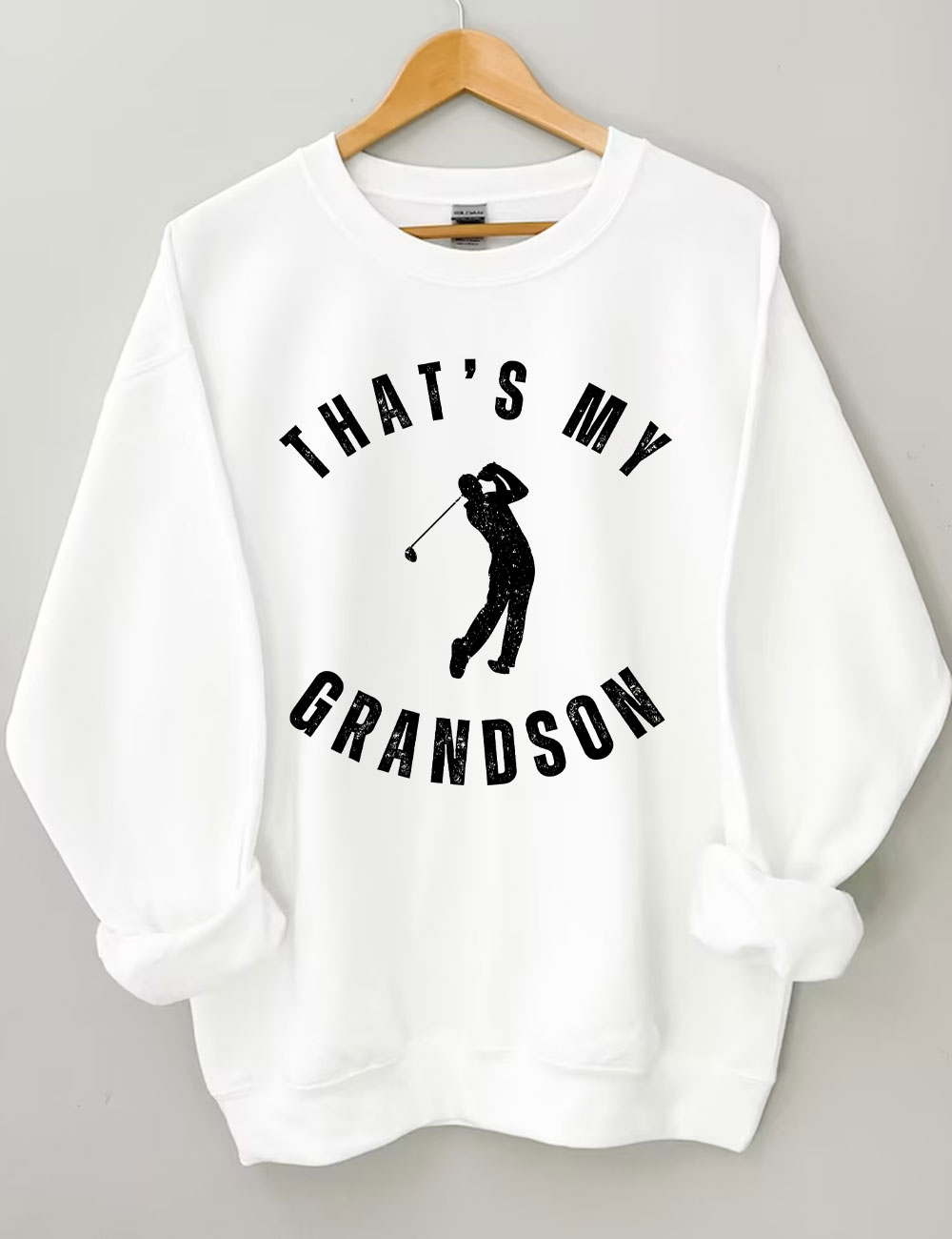 Custom That's My Grandson Golf Sweatshirt
