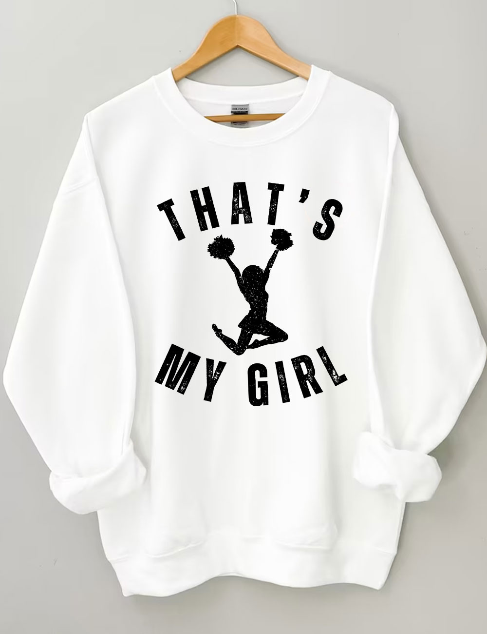 Custom That's My Girt Cheer Mom Sweatshirt