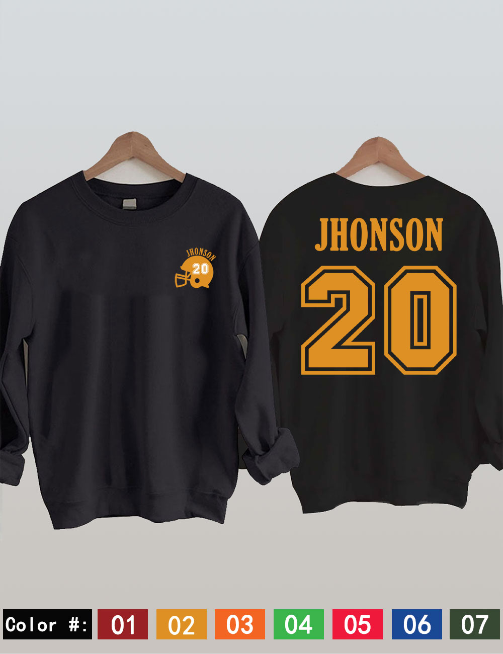 Custom Football Sweatshirt