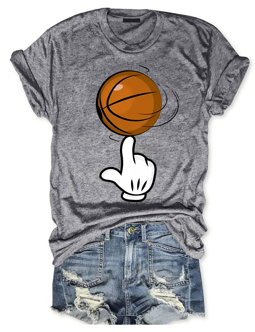 Basketball Finger T-shirt