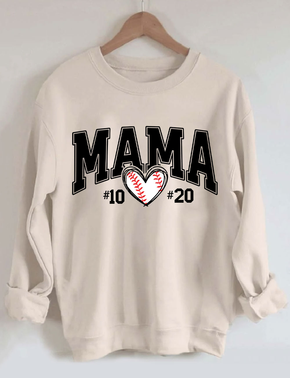 Custom Baseball Mom Sweatshirt