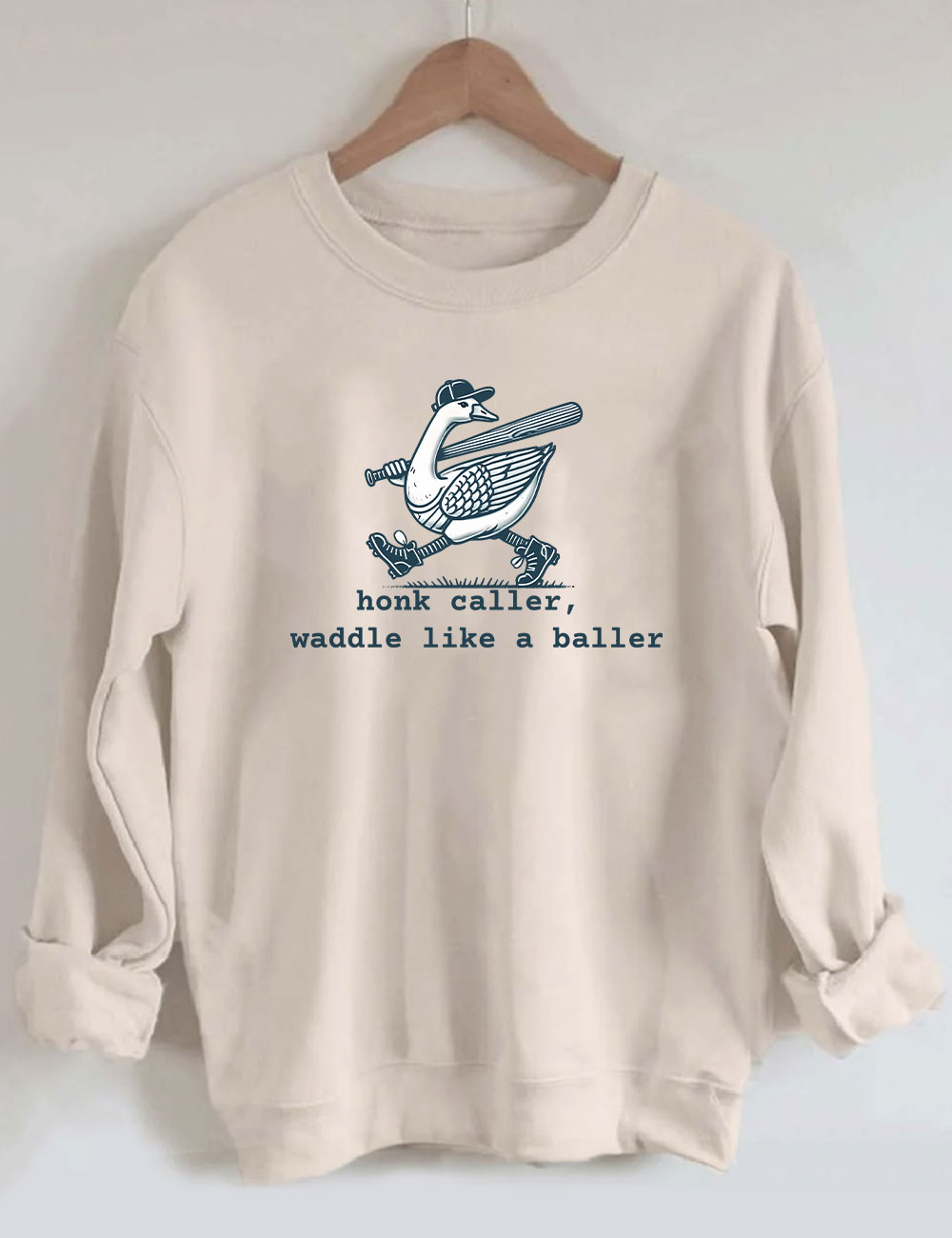 Baseball Silly Goose Sweatshirt