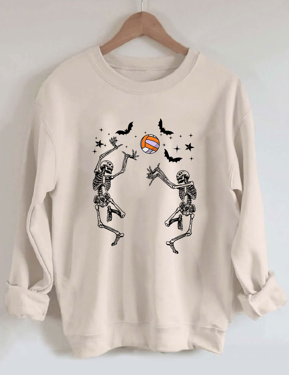 [ͼƬ] Dancing Skeletons Funny Halloween Volleyball Sweatshirt