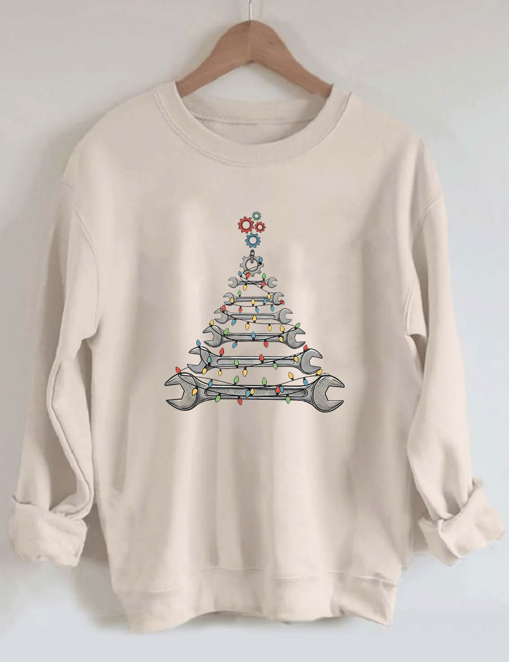 Mechanic Christmas Tree Sweatshirt