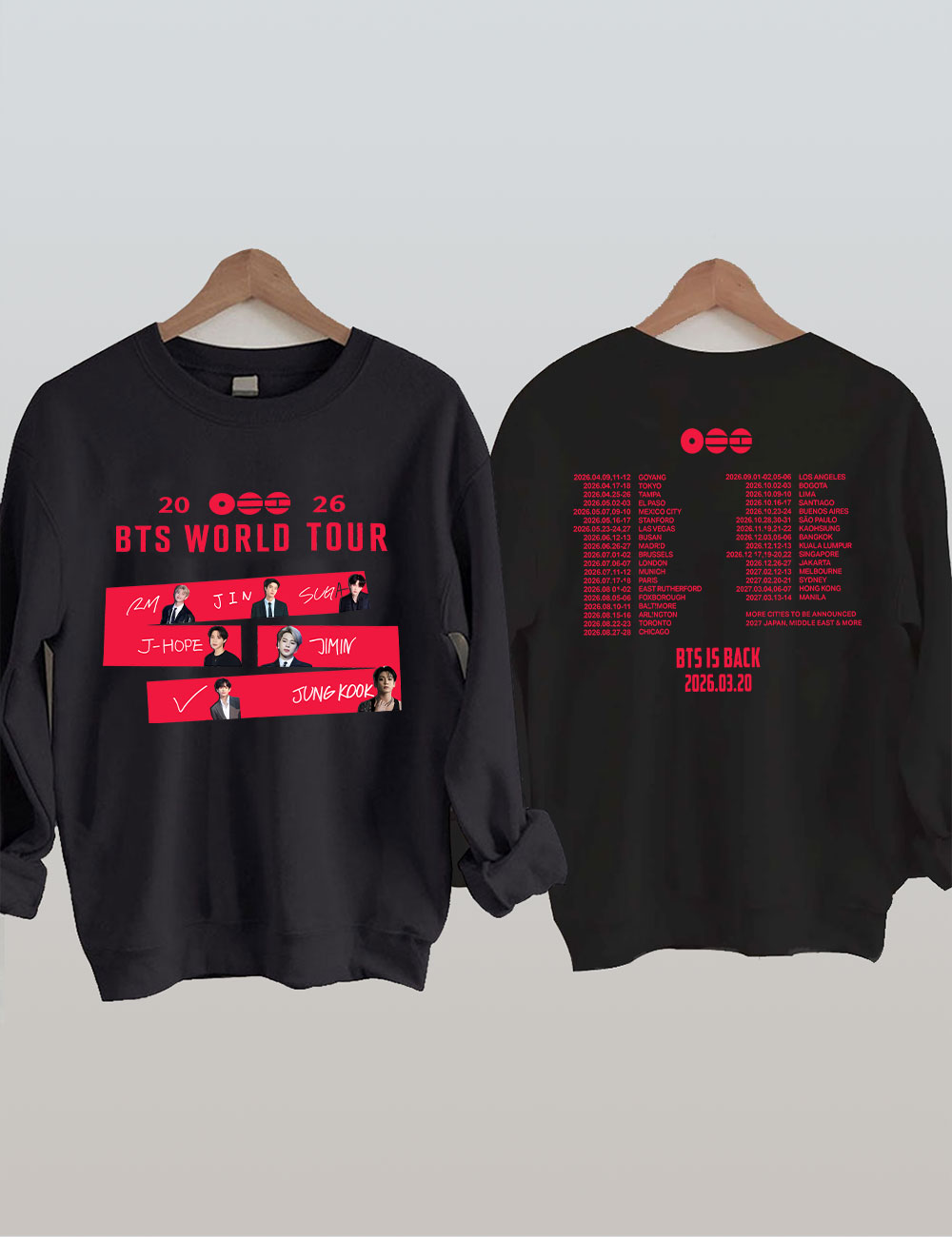 Boy Band BTS Kpop Sweatshirt
