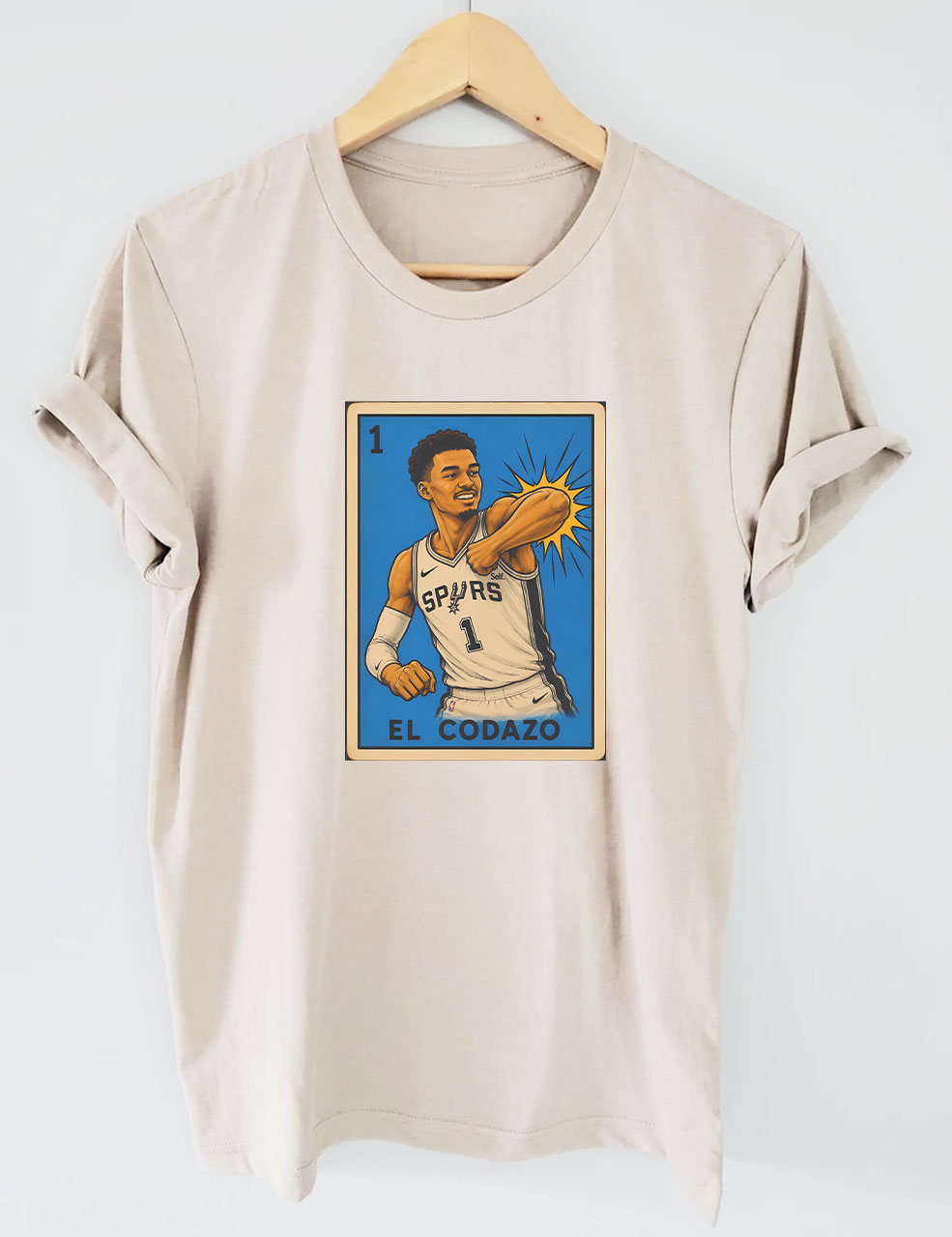 El Codazo Spurs Funny Basketball T-shirt