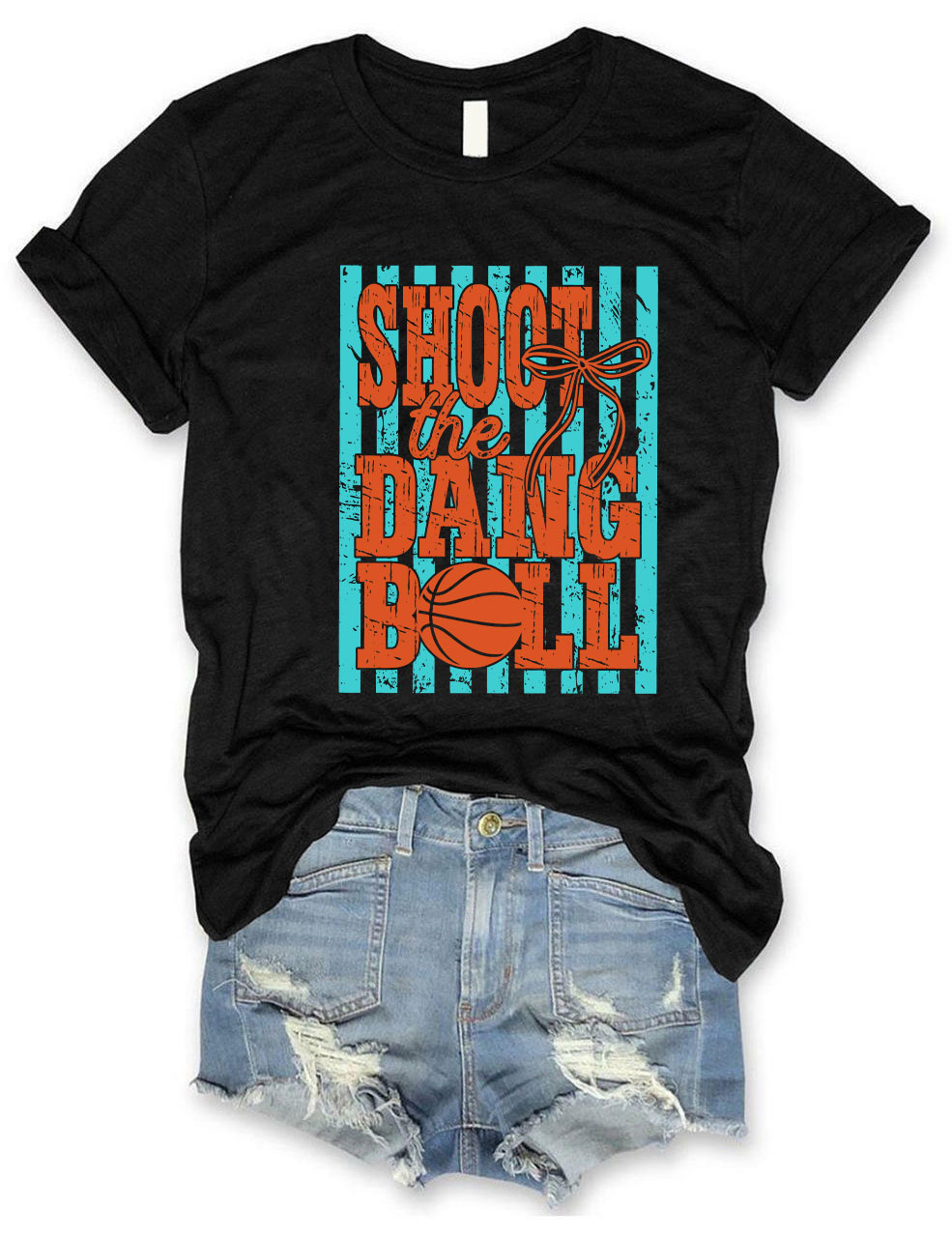 Shoot The Dang Ball Funny Basketball T-Shirt
