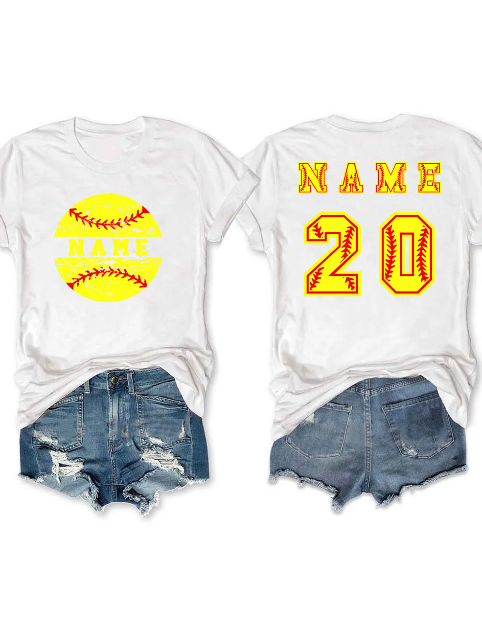 Softball Custom T-shirt