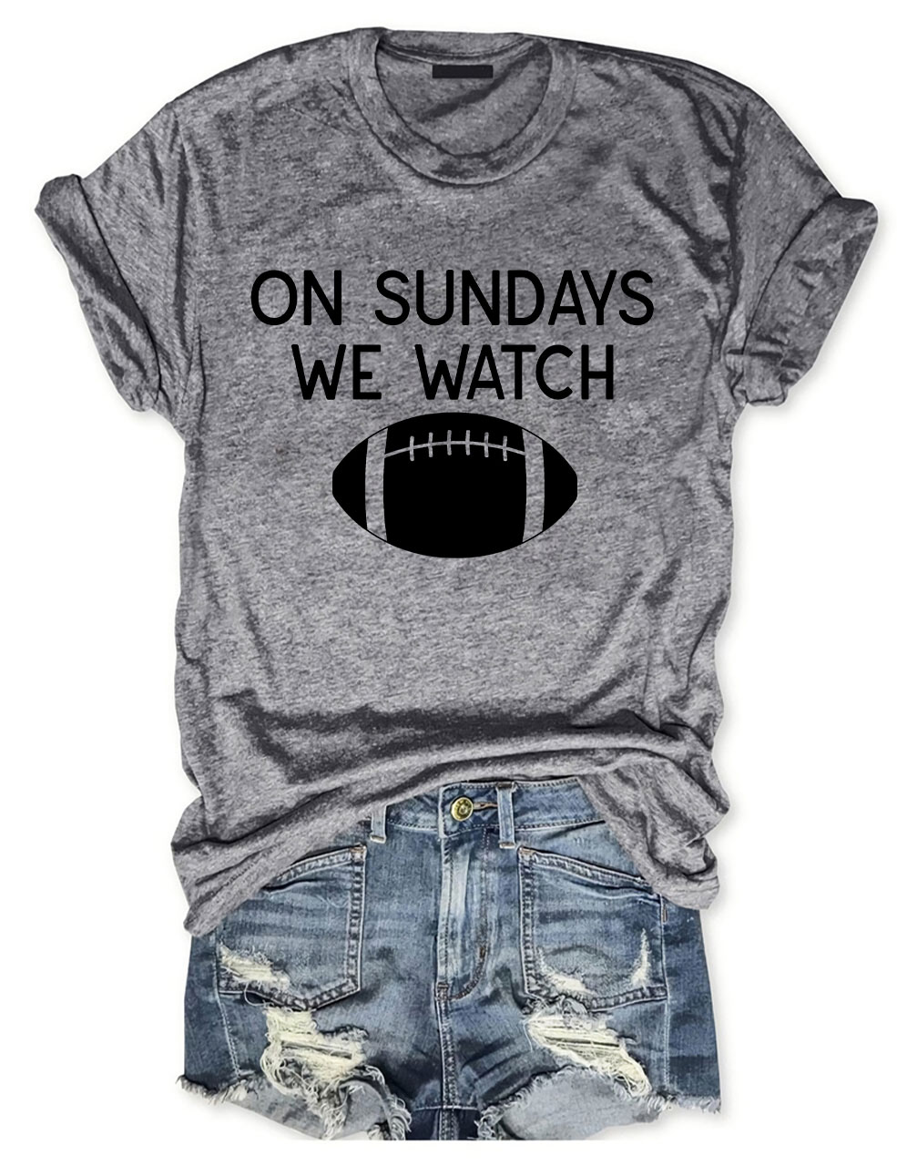 On Sundays We Watch Football T-Shirt