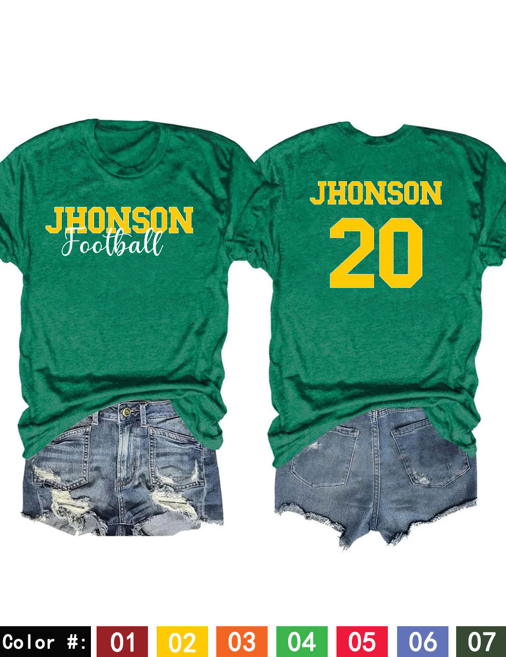 Custom Football T-shirt
