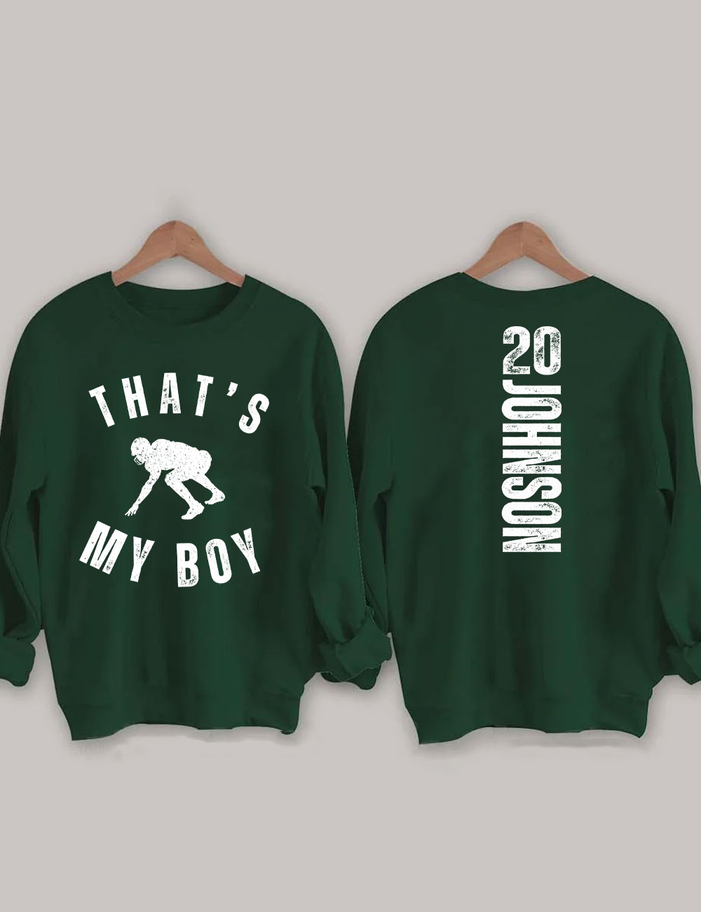 Custom That's My Boy Football Mom Sweatshirt