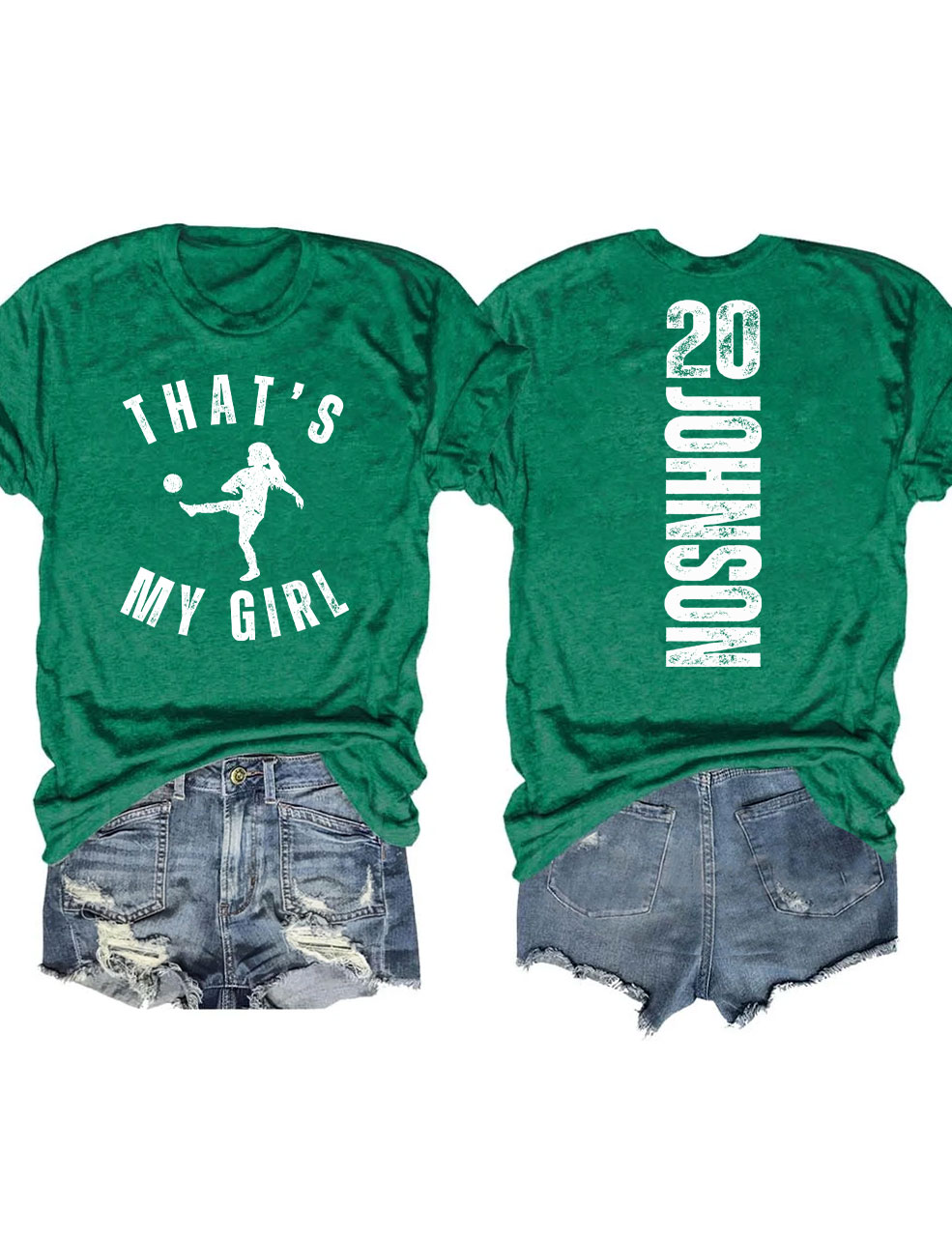 Custom That's My Girl Soccer T-shirt