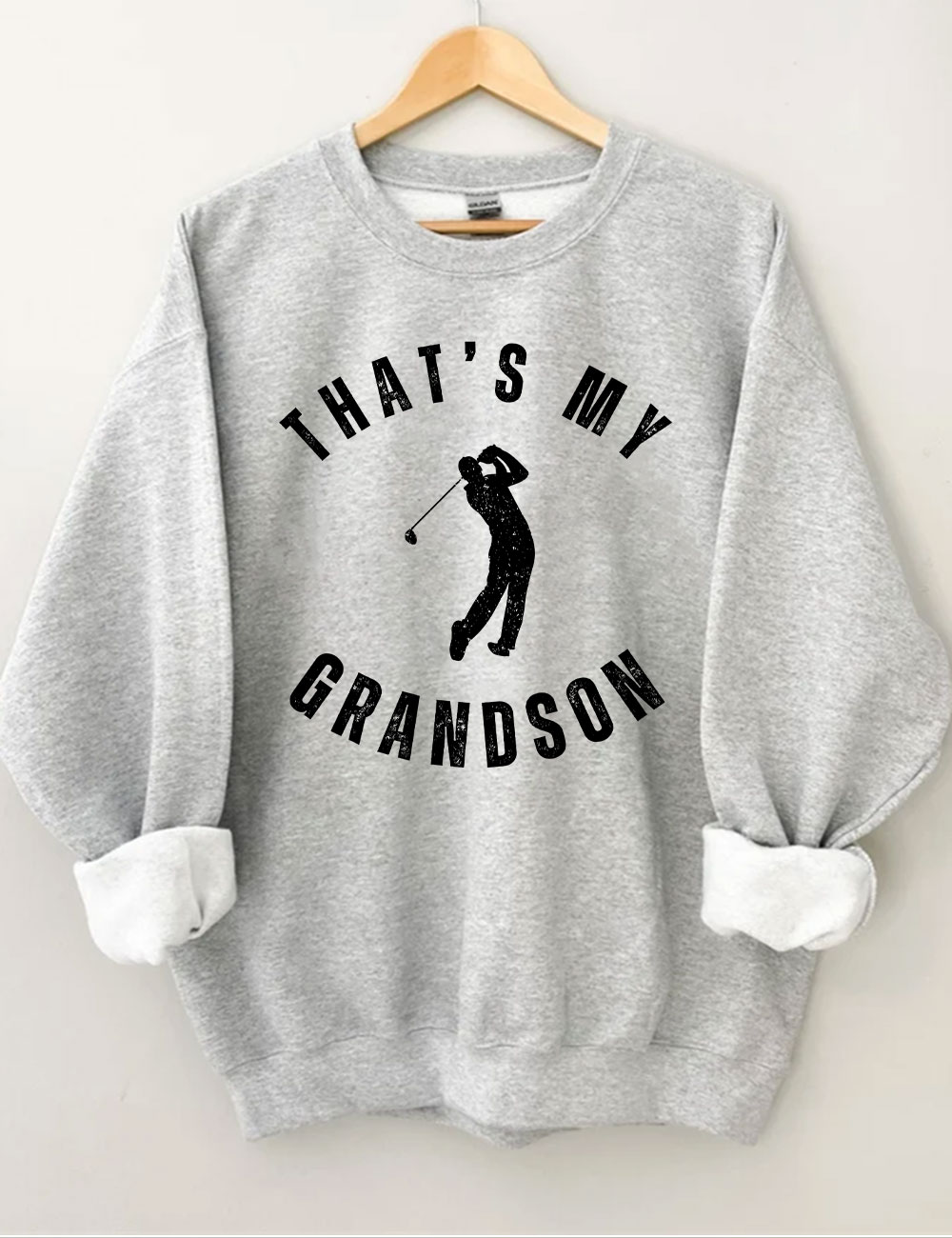Custom That's My Grandson Golf Sweatshirt