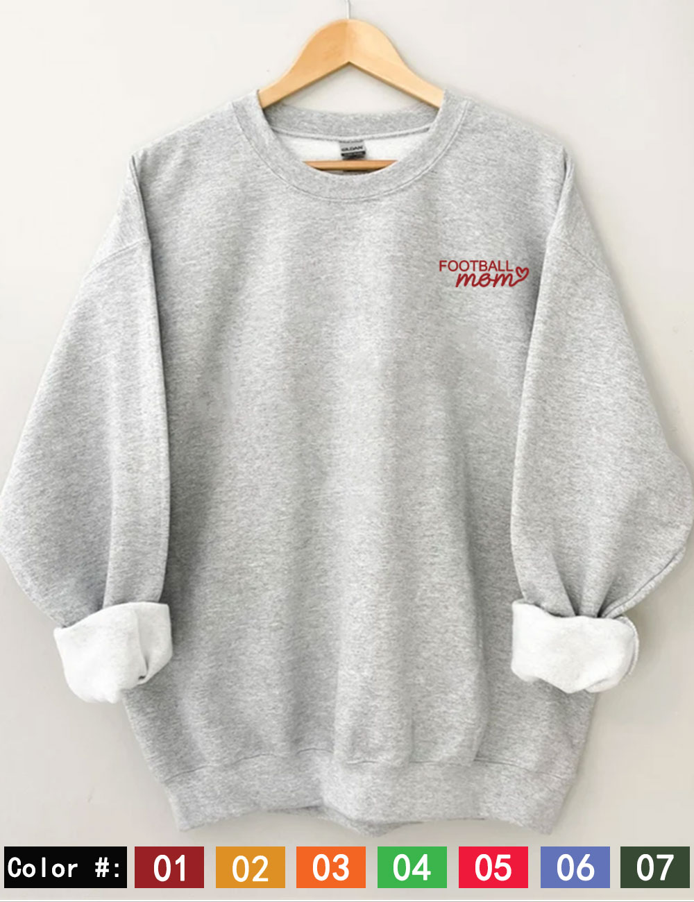Custom Football Mom Sweatshirt
