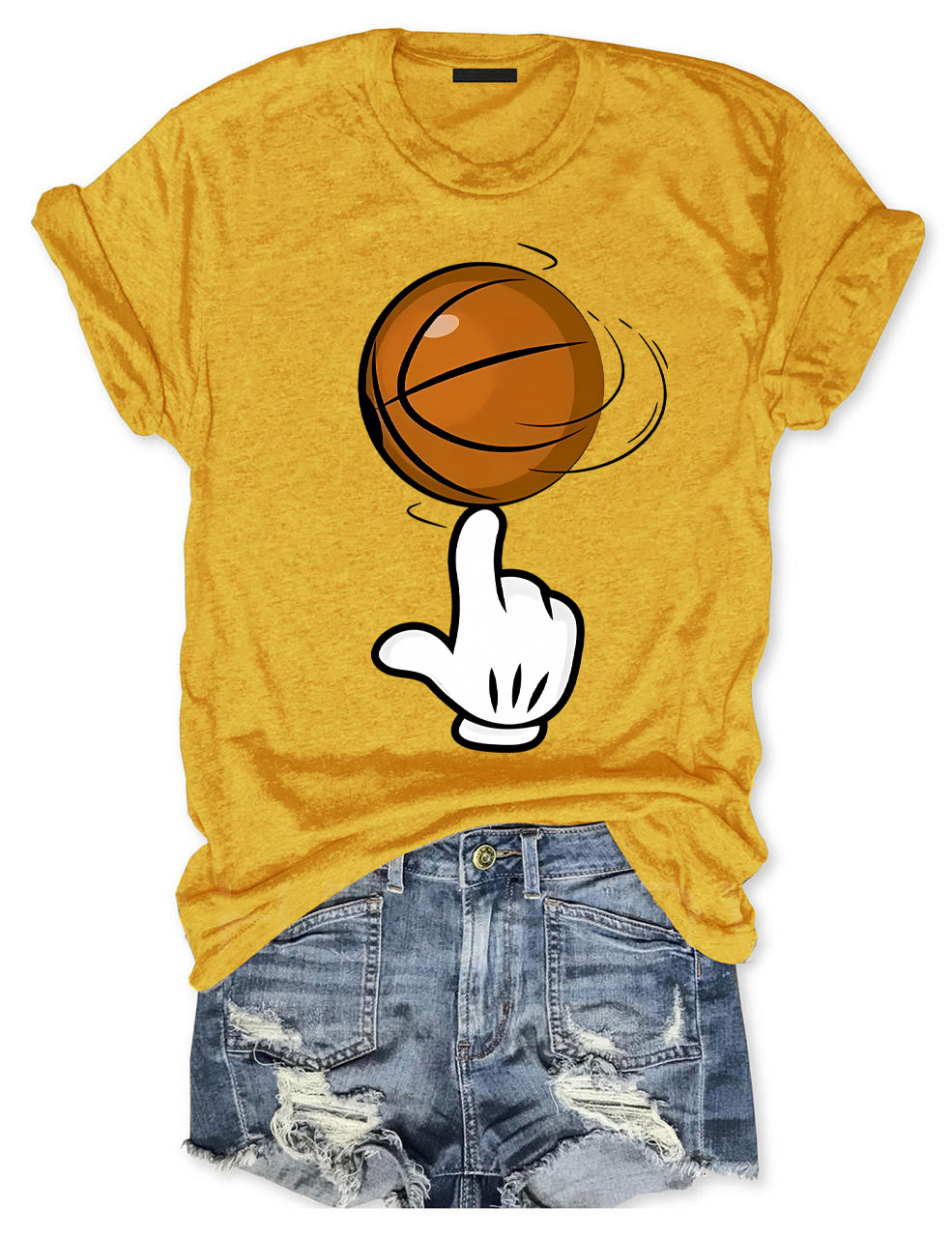 Basketball Finger T-shirt