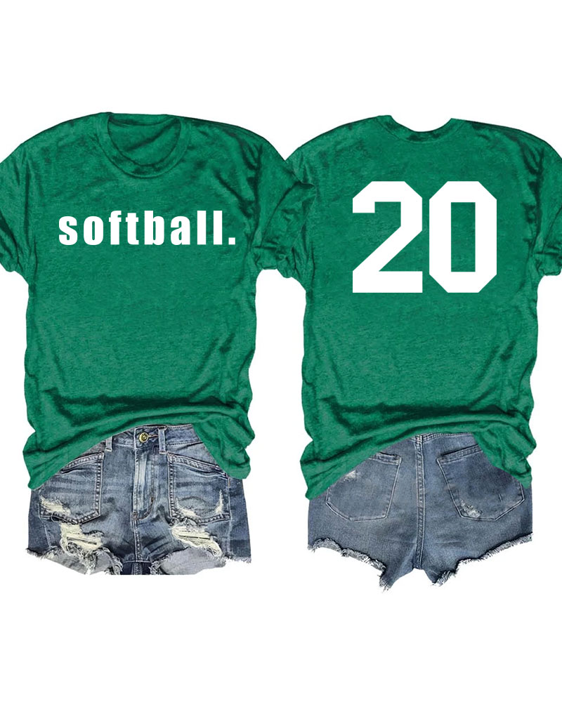 Softball Custom T-shirt