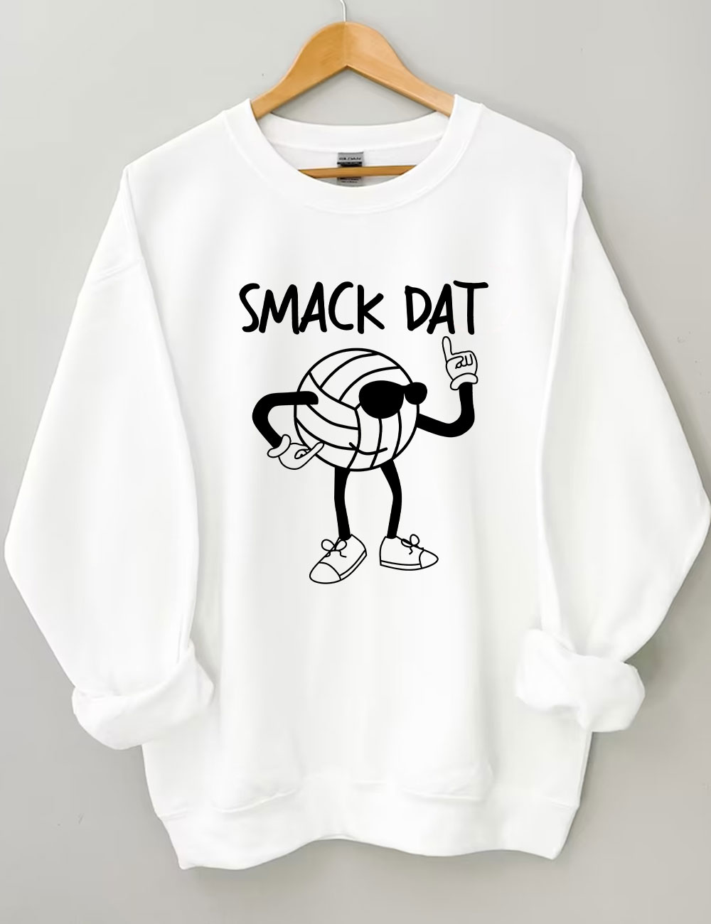 Smack Dat Volleyball Player Sweatshirt