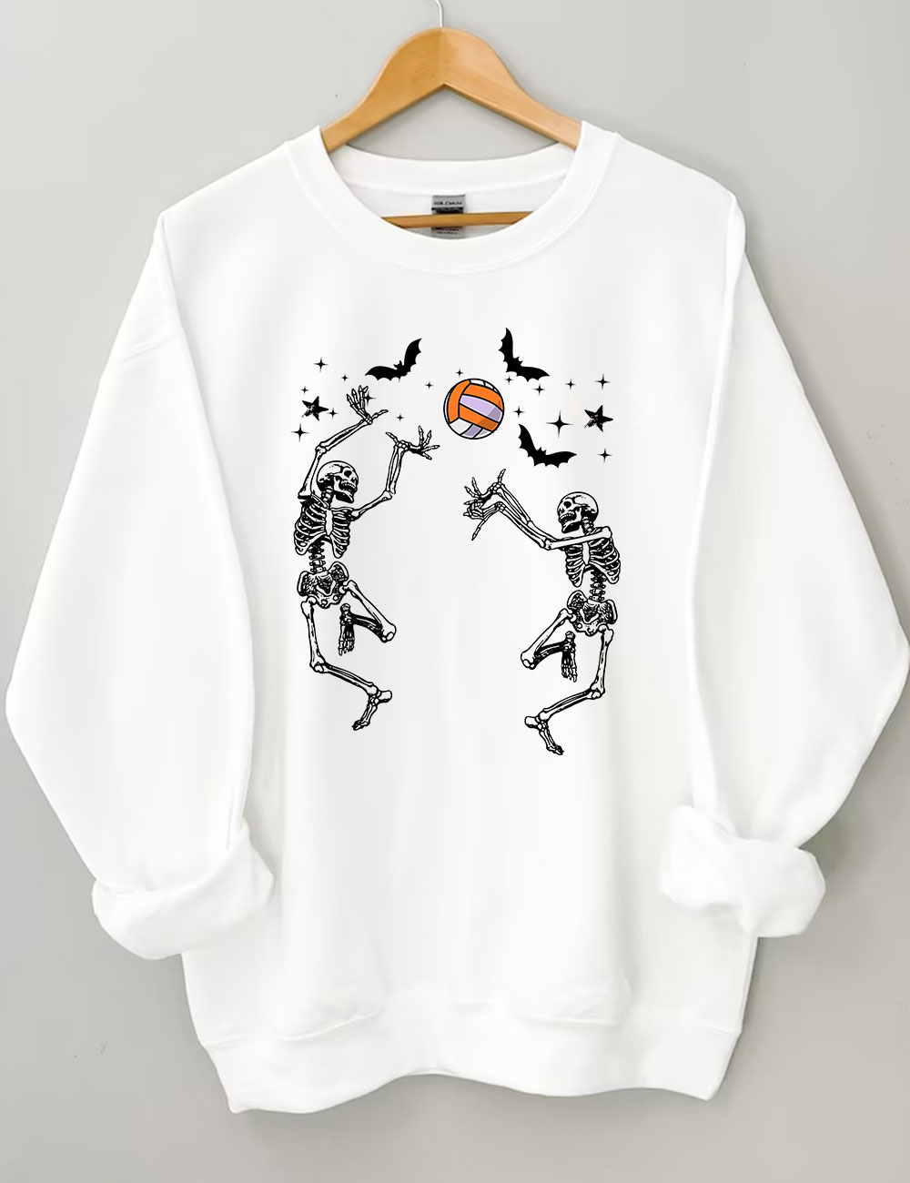 [ͼƬ] Dancing Skeletons Funny Halloween Volleyball Sweatshirt